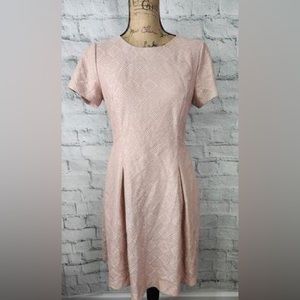Vince Camuto fit and flare dress blush pink